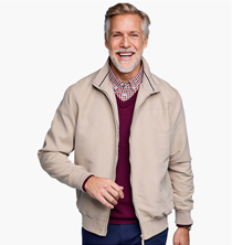 Pegasus College Jacket with Stripe Tipping - MA087